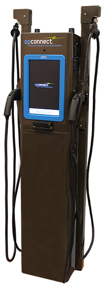 Cord Management added to OpConnect EV Charging Stations