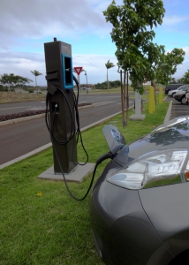 OpConnect EV Charging Station near Foodland in Maui